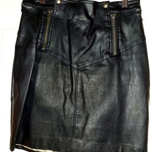 Leather skirt
